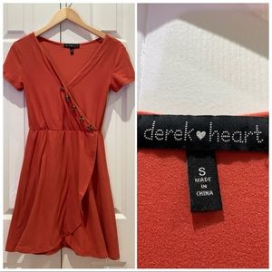 Derek Heart Midi Dress, Small